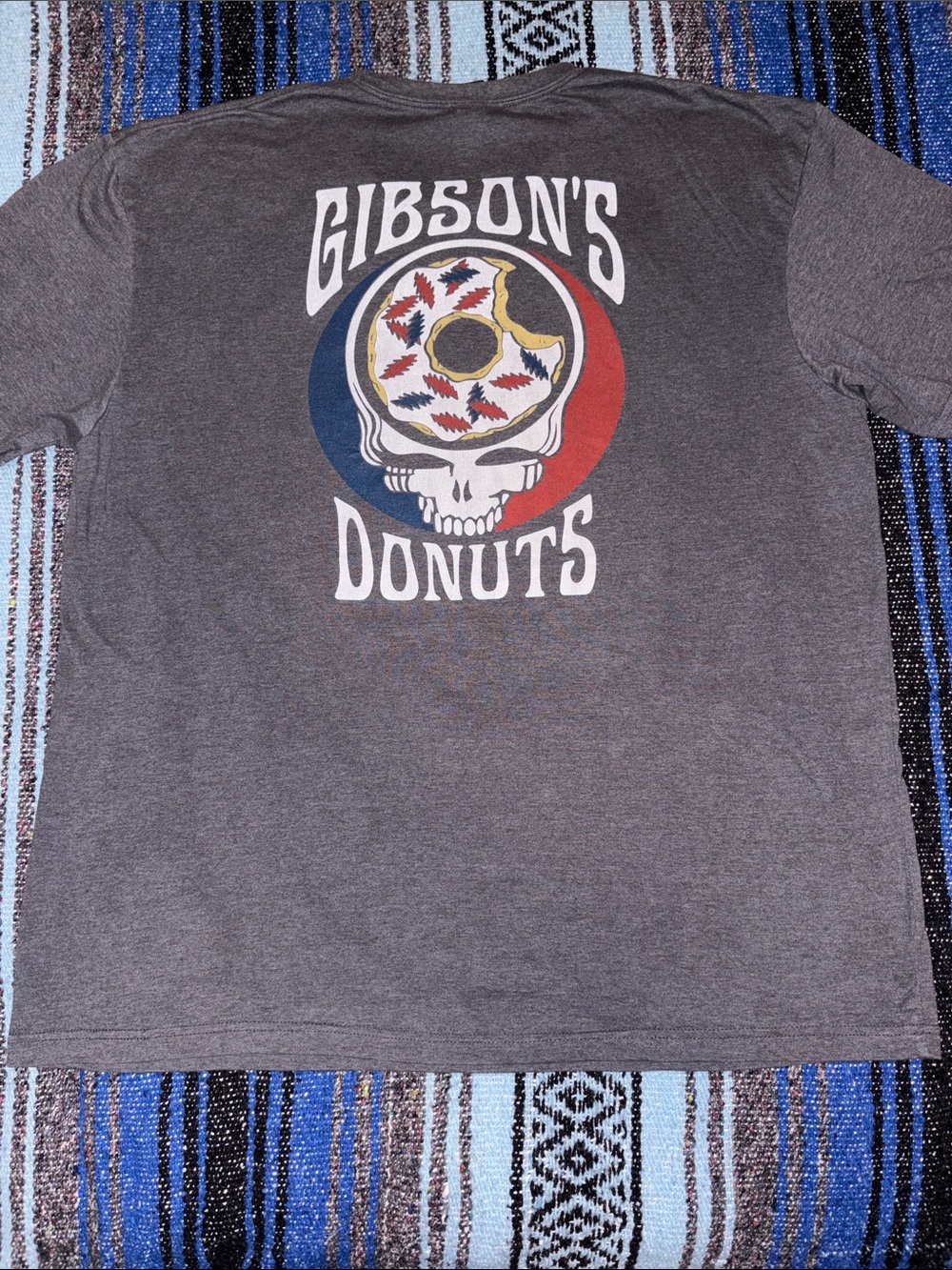 Grateful Dead Stealie Donut Shop Collaboration Tee Shirt